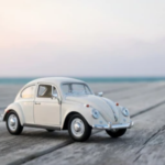 car-miniature miniature white car