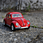 miniature-car miniature red car